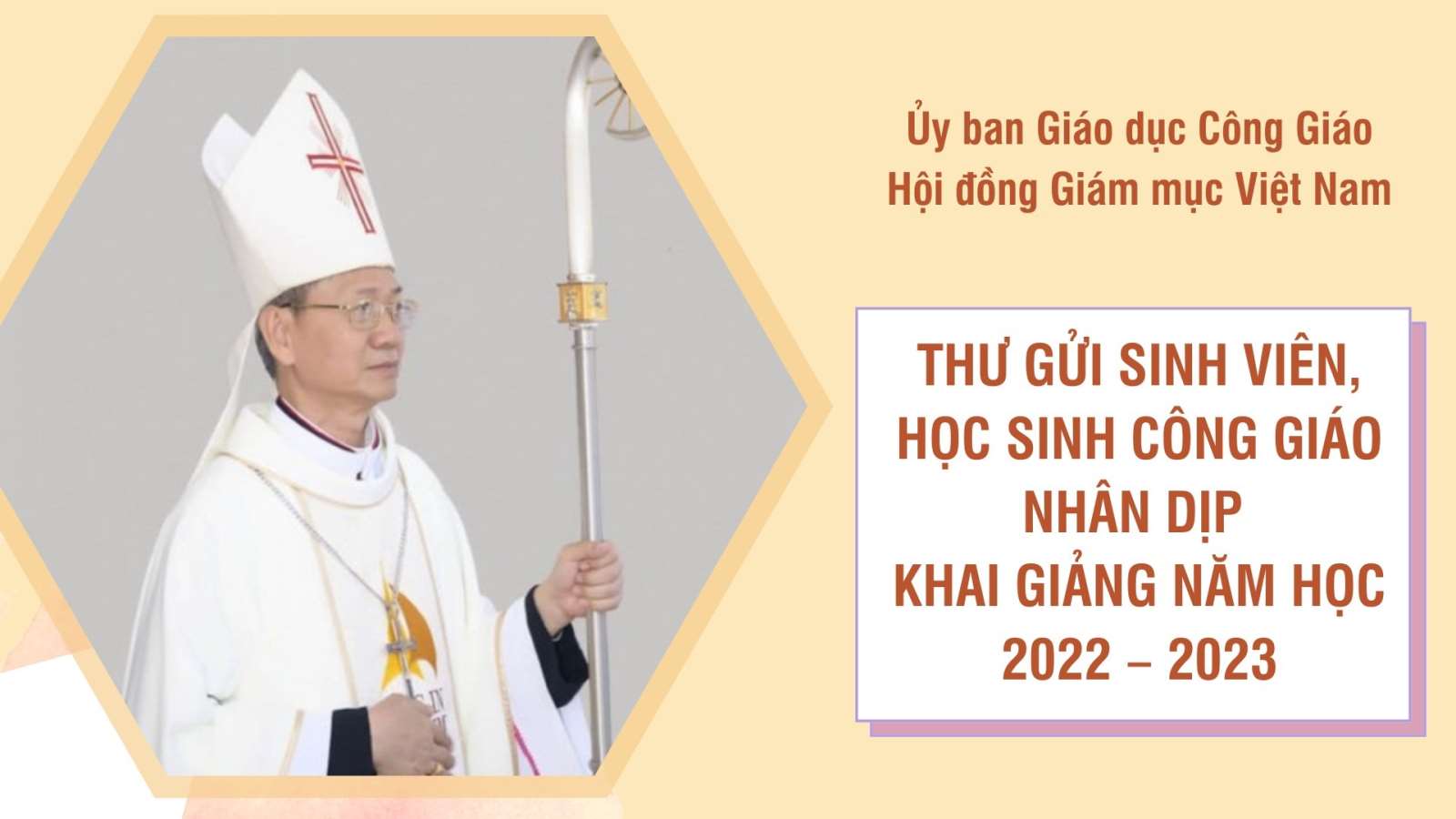 Thư gửi sinh viên, học sinh công giáo nhân dịp khai giảng năm học mới 2022 - 2023